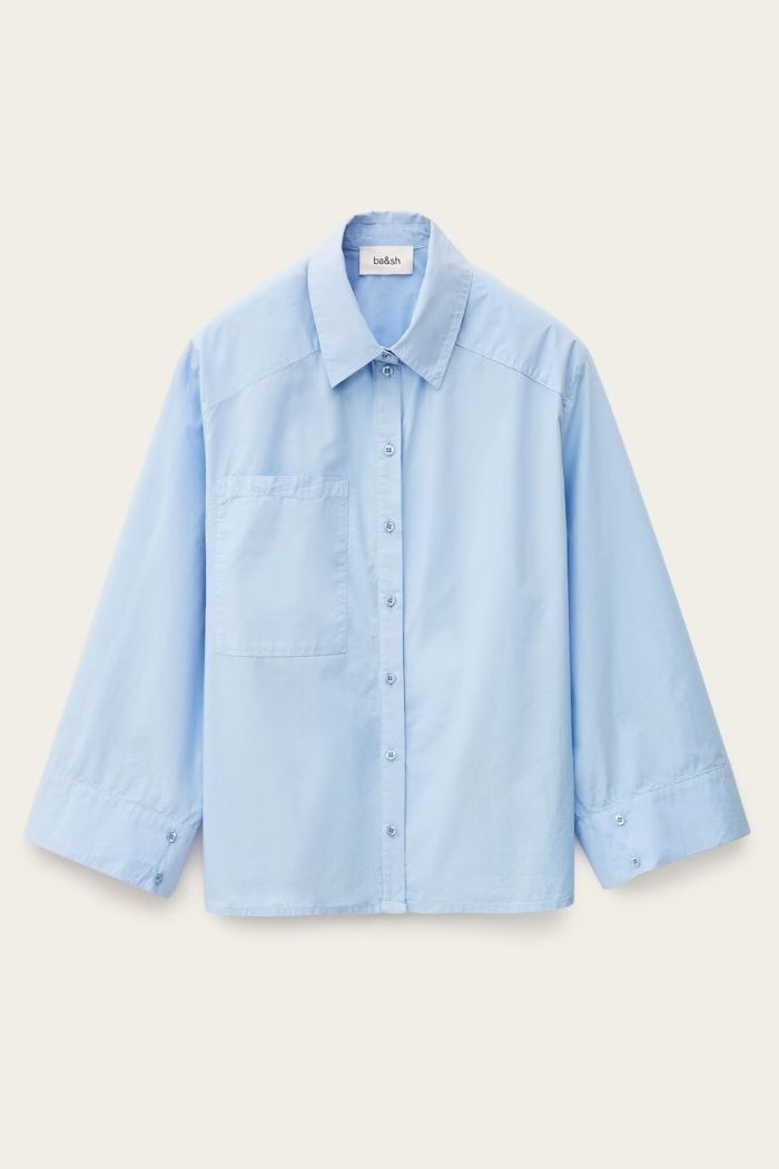 Ba&sh, Adam oversize shirt, light blue